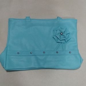New Blue Purse / Handbag / Shoulder Bag 12" x 10"